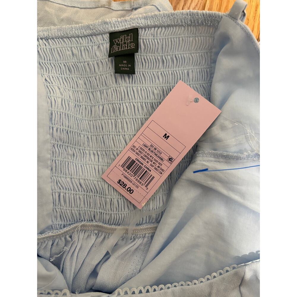 Wild Fable Light Blue Sleeveless Romper M - Picture 7 of 7